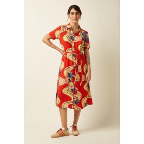 King Louie - Olive Dress Ember - Spicy Orange