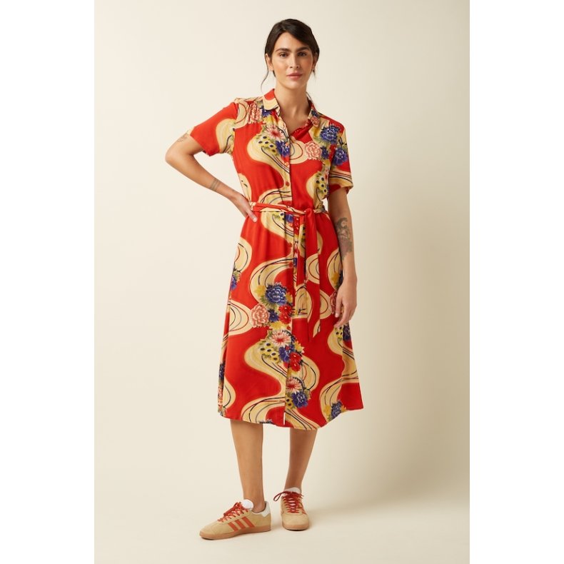 King Louie - Olive Dress Ember - Spicy Orange