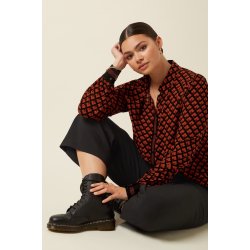 King Louie - Maisie Blouse Moire - Black
