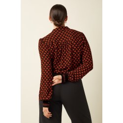 King Louie - Maisie Blouse Moire - Black