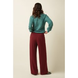 King Louie - Rosa Pants Woven Crepe - Carbernet Red