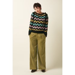 King Louie - Rosa Pants Cortez - Tapenade Brown