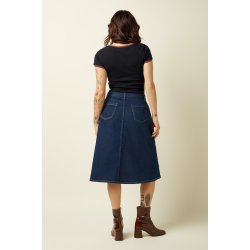King Louie - Marie Skirt Onyx Denim - Deep Blue