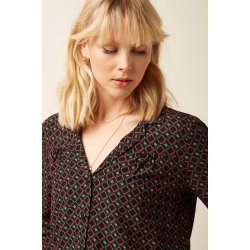 King Louie - Tex Blouse Jazzy - Black