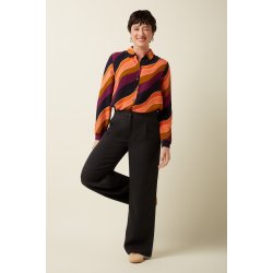 King Louie - Maisie Blouse Razzle - Beaujolais Red