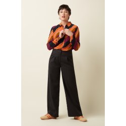 King Louie - Maisie Blouse Razzle - Beaujolais Red