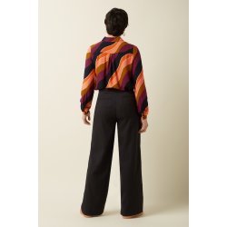 King Louie - Maisie Blouse Razzle - Beaujolais Red