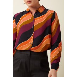 King Louie - Maisie Blouse Razzle - Beaujolais Red