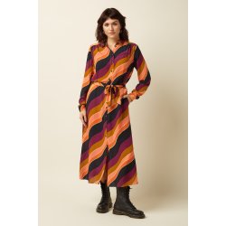 King Louie - Olivia Midi Dress Razzle - Beaujolais Red