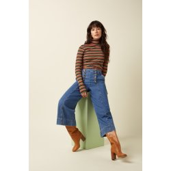 King Louie - Rollnedck Top Lumi Stripe