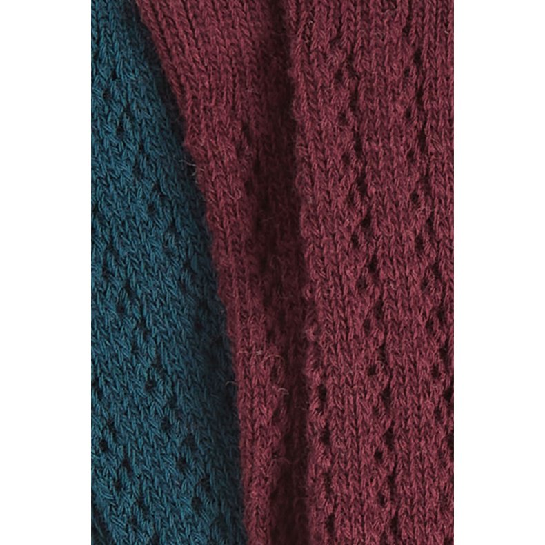 King Loie - Socks 2-Pack - Ajour Porto red