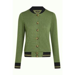 King Louie - Cleo Jacket Ivy Check - Guacemolde Green