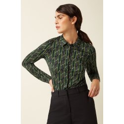 King Louie - Blouse Brina - Botanical Green