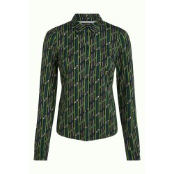 King Louie - Blouse Brina - Botanical Green