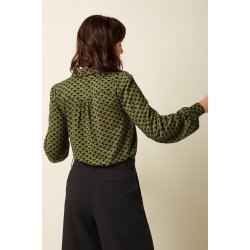 King Louie - Carina Blouse Frio - Spruced Green