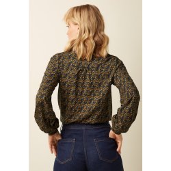 King Louie - Maisie Blouse Mirth Jersey - Rhodonite Blue