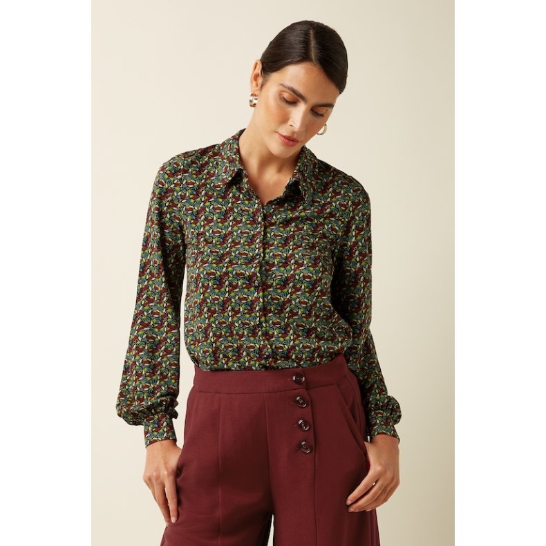 King Louie - Maisie Blouse Mirth Jersey - Red