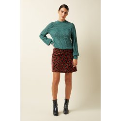 King Louie - Border Skirt Winkle - Porto red