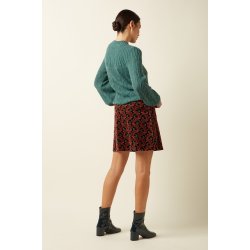 King Louie - Border Skirt Winkle - Porto red