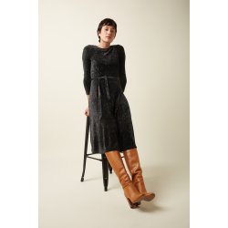 King Louie - Joyce Dress Nieve - Caviar