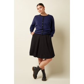 King Louie - Serena Skirt Black Milano Cre - Black