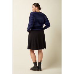 King Louie - Serena Skirt Black Milano Cre - Black