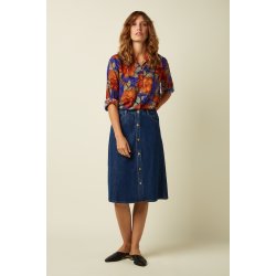 King Louie - Karen Blouse Maui - Summer Fig -mamelukken