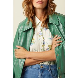 King Louie - Evelina Blouse Colad - Ice Cream 