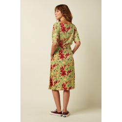 King Louie - Marika Dress Rico - Fire red 