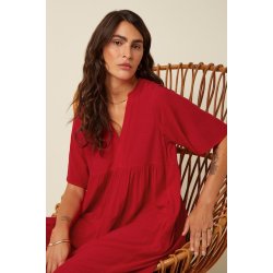 King louie - Ivana Dress Tortoise - Chilli Red