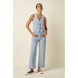 King Louie - Beatriz Pants Corner Stripe - Denim Blue