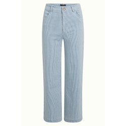 King Louie - Beatriz Pants Corner Stripe - Denim Blue