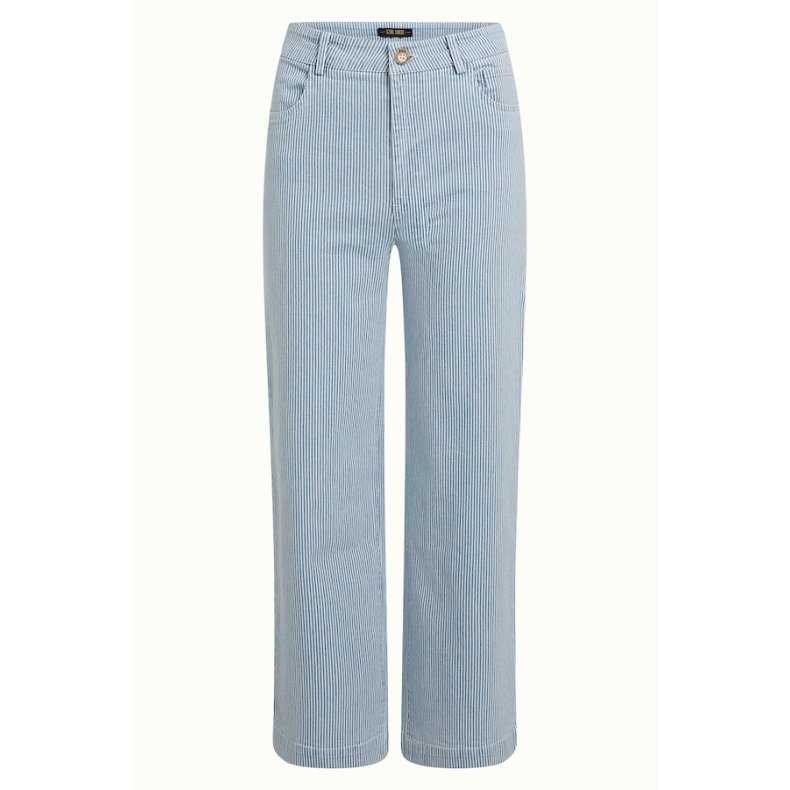 King Louie - Beatriz Pants Corner Stripe - Denim Blue