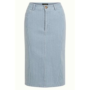 King Louie - Prisca Skirt Corner Stripe - Denim Blue