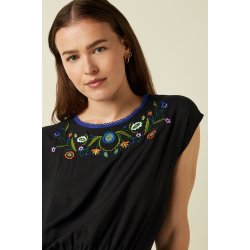 King Louie - Selly Smock Top The Lane -Black