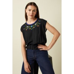 King Louie - Selly Smock Top The Lane -Black