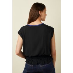 King Louie - Selly Smock Top The Lane -Black