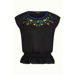 King Louie - Selly Smock Top The Lane -Black