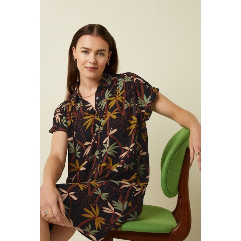 King Louie - Mimi Tunic Dress La Rochelle - Black