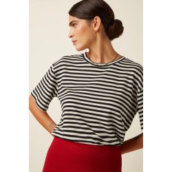 King Louie - Boxy Top Chopito Stripe - Black -mamelukken