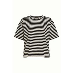 King Louie - Boxy Top Chopito Stripe - Black 