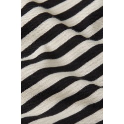 King Louie - Boxy Top Chopito Stripe - Black 
