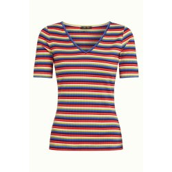 King Louie - Carice V Top Samui Stripe - Bluing mamelukken