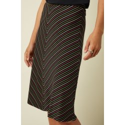 King Louie - Juno Panel Skirt Menchini Stripe - Black
