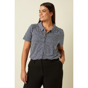 King Louie - Maisie Blouse Blizzy - Mazarine