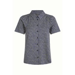 King Louie - Maisie Blouse Blizzy - Mazarine