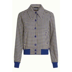 King Louie - Isa Jacket Pretty Check - Mazarine