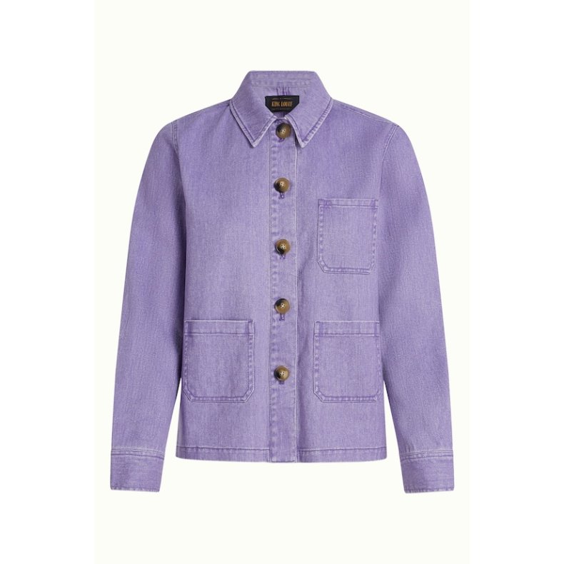 King Louie - Ellen Jacket Colored Denim - Sheer Lilac