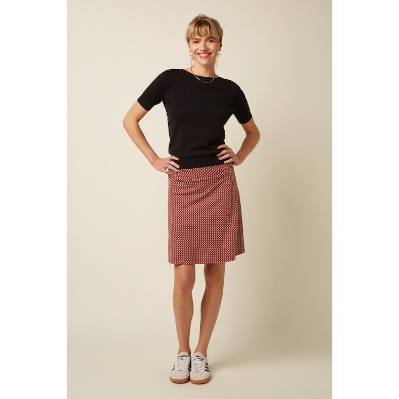 King Louie - Border Skirt Bora Bora - Chilli Red