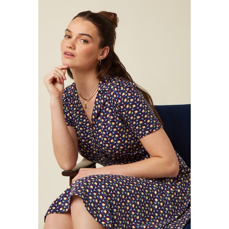 King Louie - Sheeva Dress Fifi - Mazarine - mamelukken